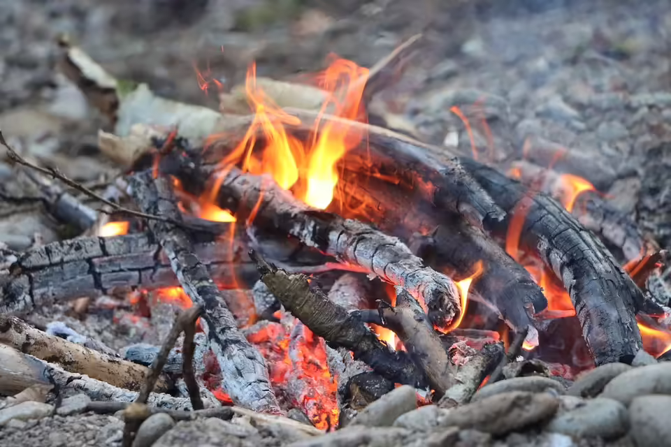 Feuer in Gols: Feuerwehr rettet brennendes Fahrzeug auf A4